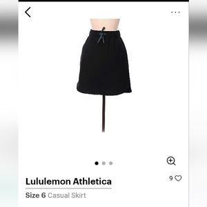 Lululemon on the fly skirt